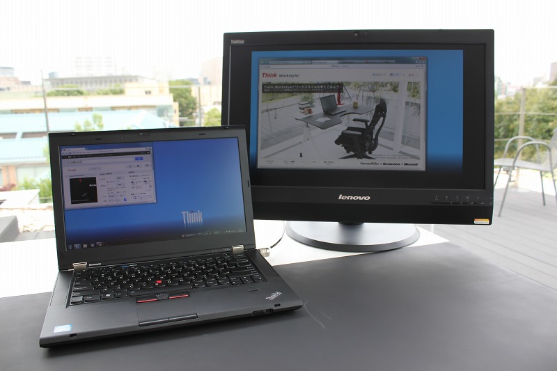 ThinkPad T430sとThinkVision