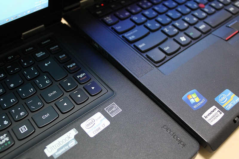 IdeaPad Yoga 13とThinkPad T430s