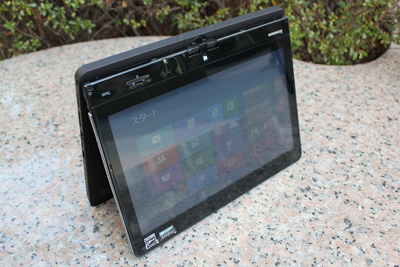 ThinkPad Twistのテント・モード