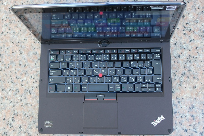 ThinkPad Twistのキーボード