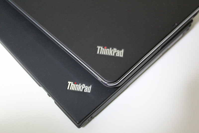 ThinkPad TwistとT430s ロゴを比較