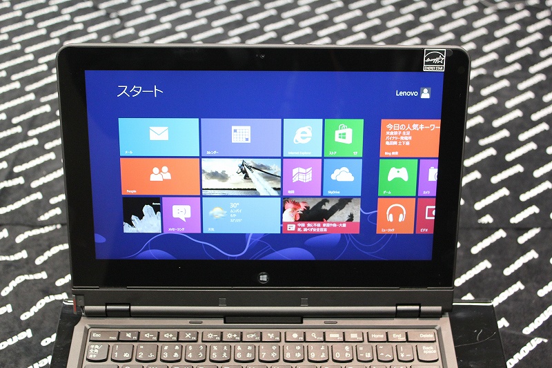 ThinkPad Helixの画面(タブレット)
