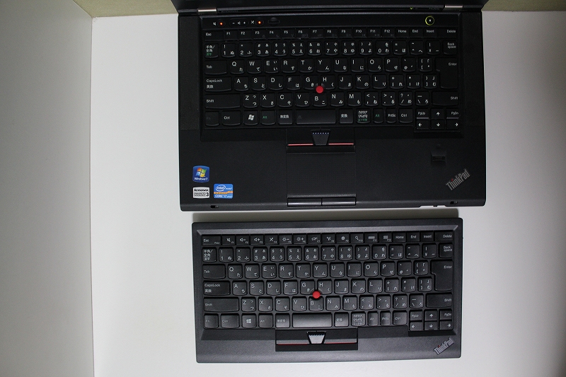 キートップのThinkPad T430sとの比較