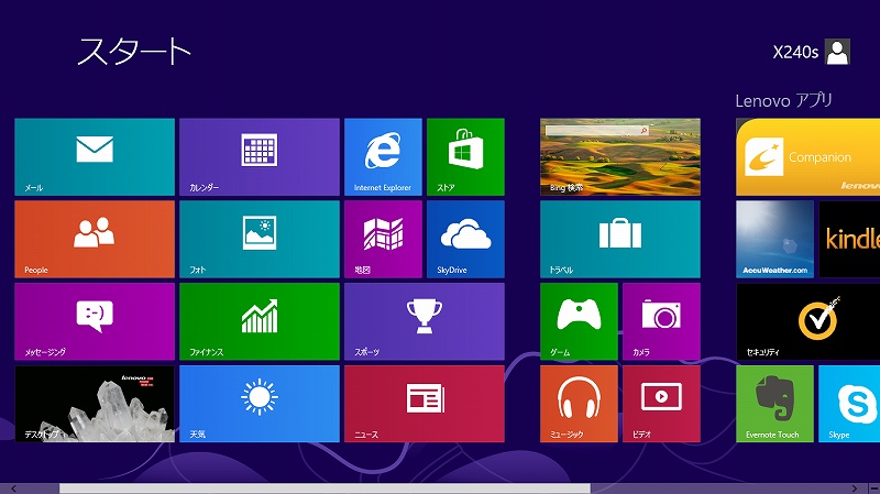 Windows8 スタート(1)