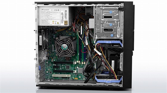 ThinkServer TS140 内部構造