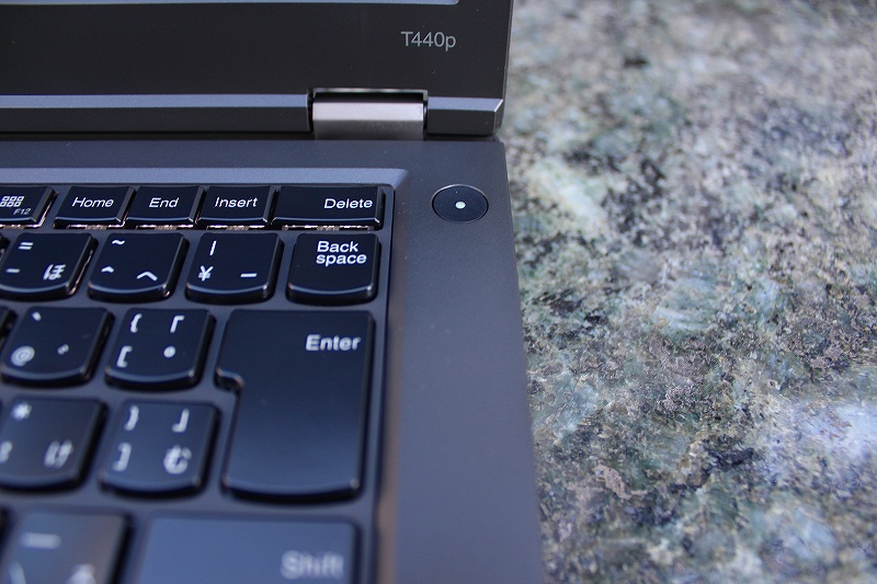 ThinkPad T440p 電源ボタン