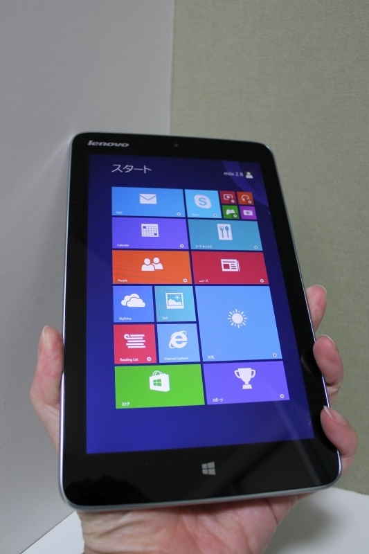 Miix2 8のレビュー、使用感