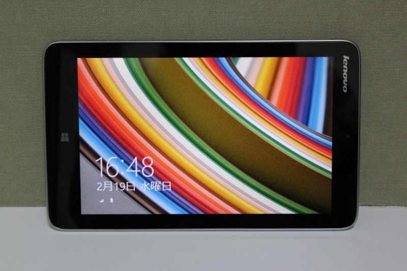 Miix2 8 表の横置き