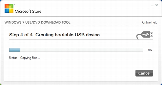 Windows 7 USB/DVD Download Tool