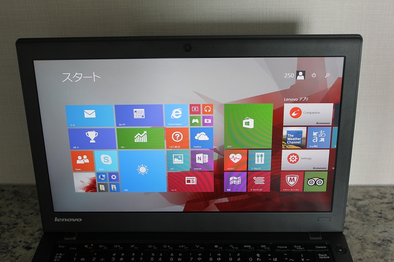 ThinkPad X250 液晶画面