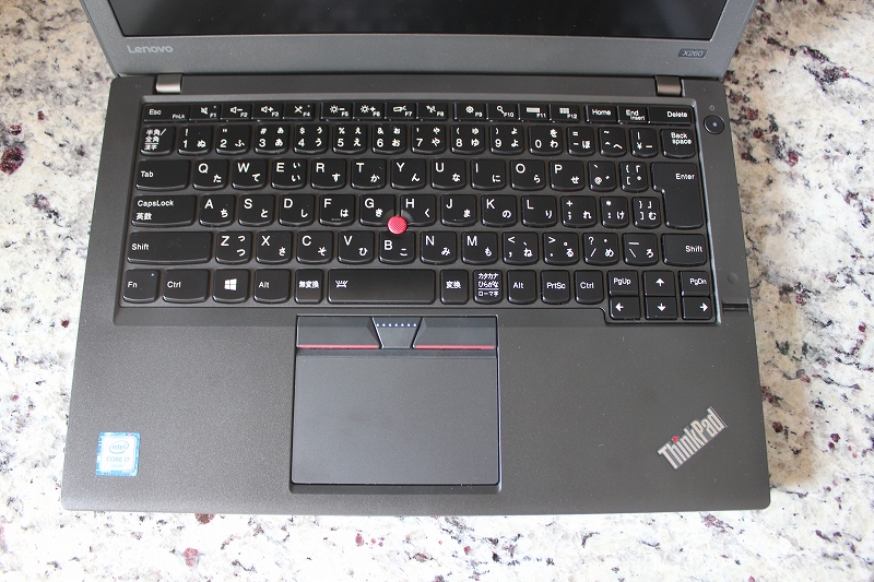 ThinkPad X260のキーボード(日本語版)