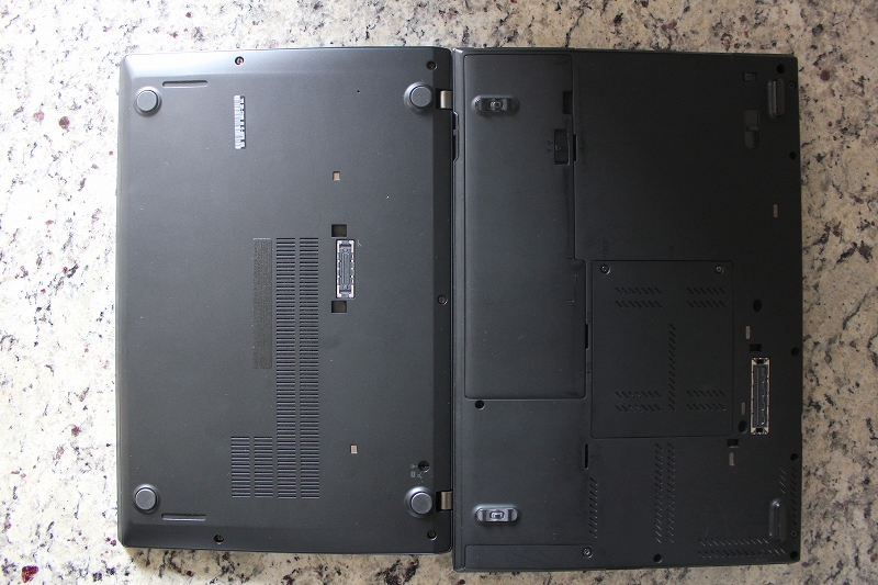 ThinkPad T460sとT430s 底面の違い