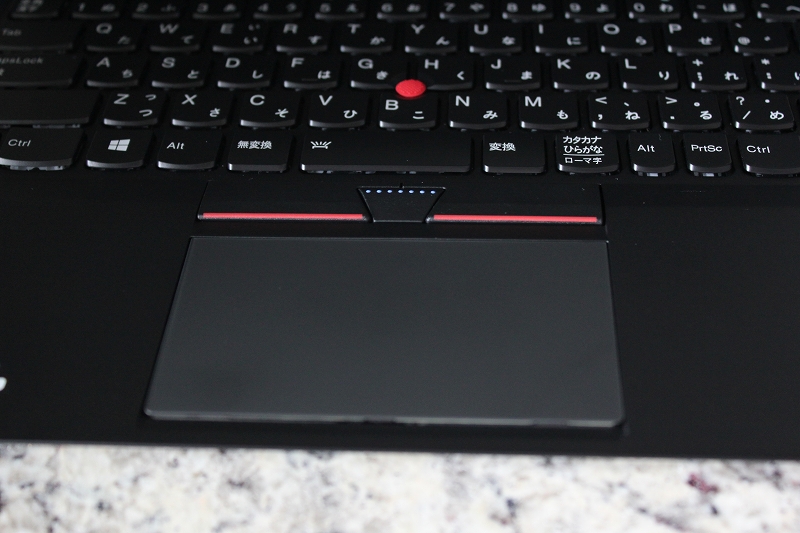ThinkPad X1 Carbon トラックポイントとタッチパッド