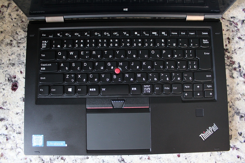 ThinkPad X1 Yogaのキーボード