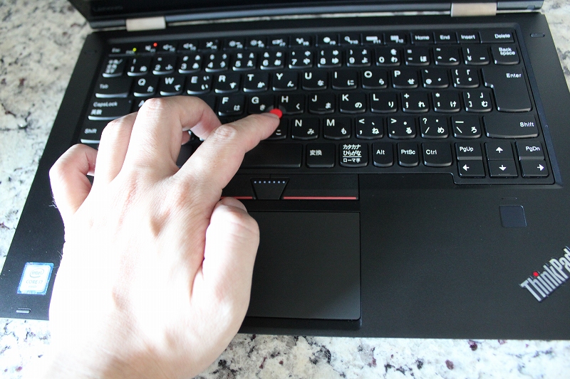ThinkPad X1 Yogaの使用感(トラックポイント)