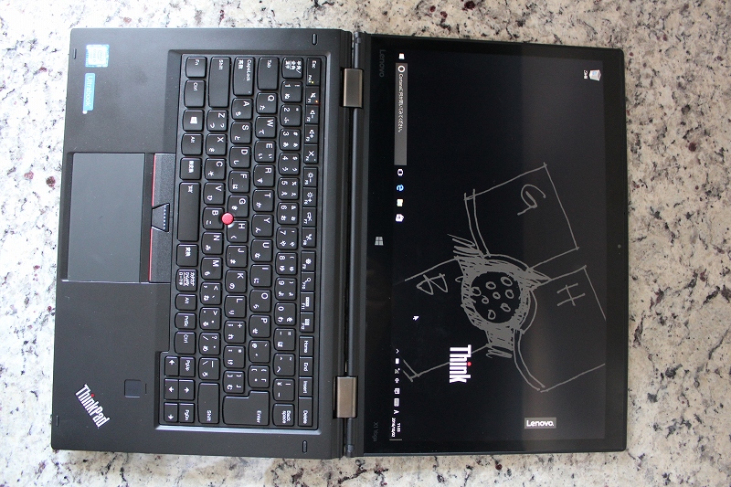 ThinkPad X1 Yoga 水平展開