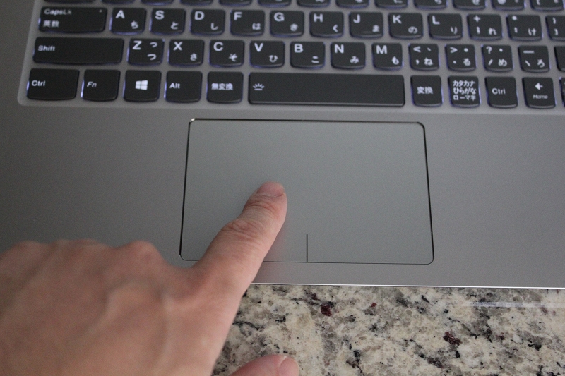 YOGA 920 タッチパッド
