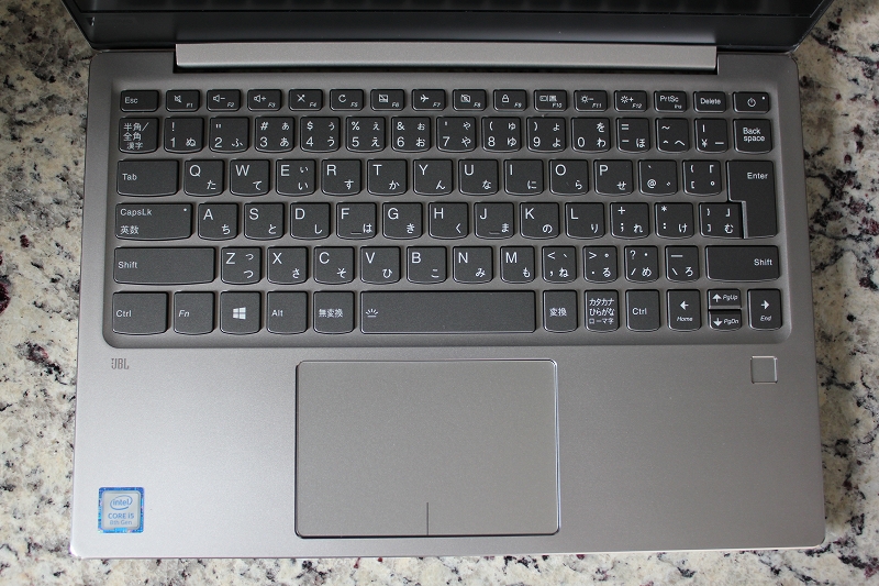 ideapad 720s キーボード