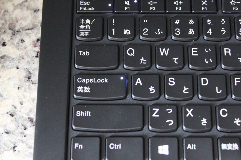 ThinkPad X280のLEDインジケータ