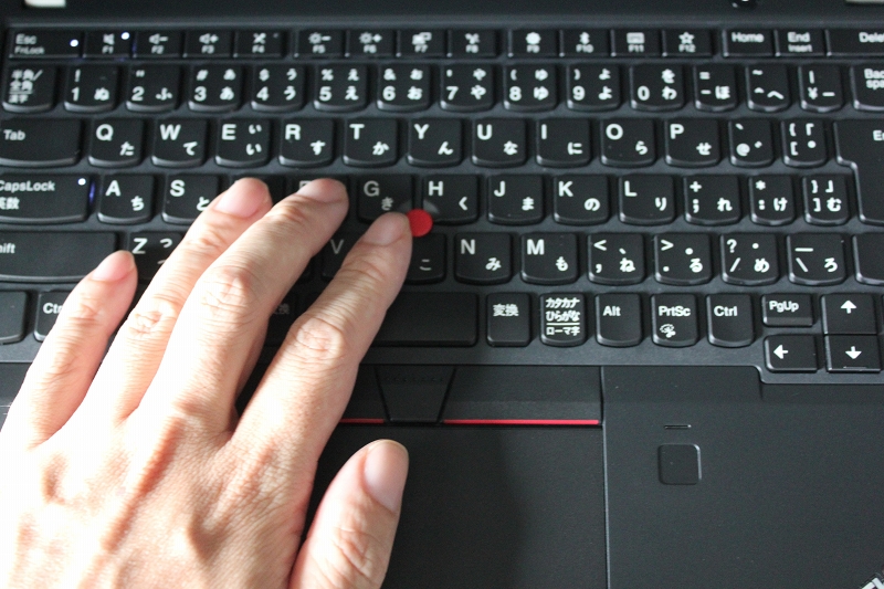 ThinkPad X280のトラックポイントの使用感