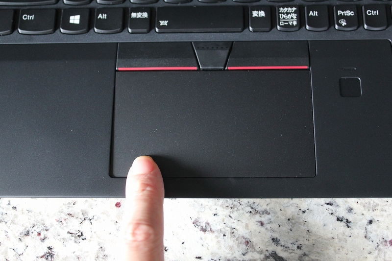 ThinkPad X280のクリックパッドの使用感