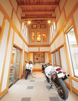 大きな土間が魅力