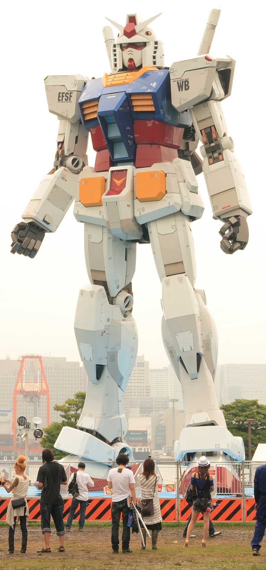 Full Scale Gundam お台場ガンダム 高画質で正面望遠 Ken Film
