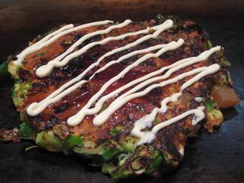 ねぎがみっしりのねぎ焼き