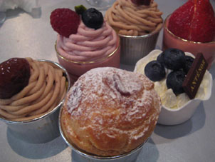 アンテノールのミニケーキ