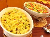スィートスクランブル&トマトとチーズのスクランブルエッグ