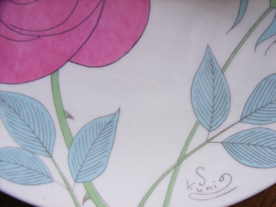 薔薇のお皿2