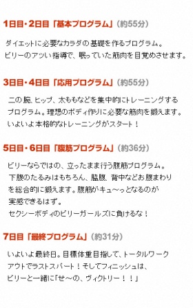 ビリーズDVD解説