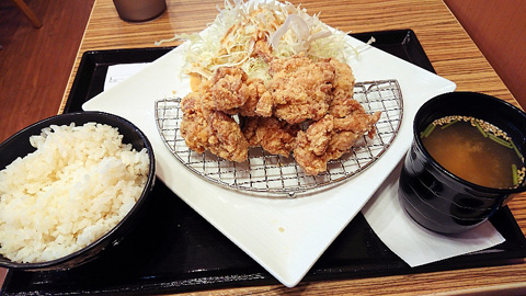 とり専門店 鳥さく☆比叡山とり唐マウンテン定食 | こもたんの京都