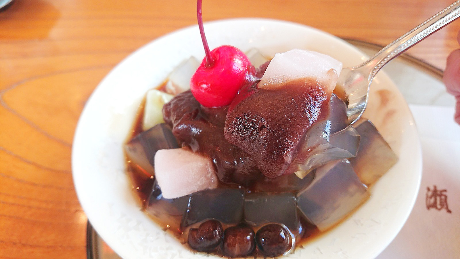 月ヶ瀬★月ヶ瀬あんみつ | こもたんの京都グルメ食べ歩き