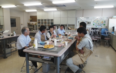 会食しながら感想&質問タイム
