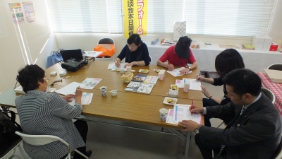 整理収納ワークに取り組んでいただきました。
