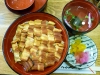 宮島の梅山のあなご丼
