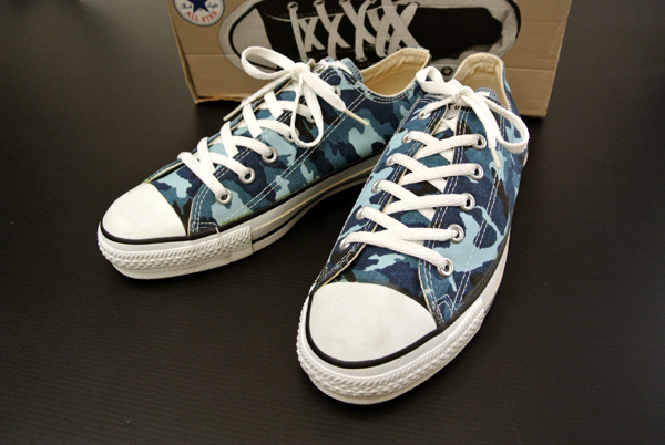 1990's CONVERSE ALL STAR LOW “BLUE CAMO” MADE IN U.S.A. DEAD STOCK | BILLY HUNT STORE BLOG