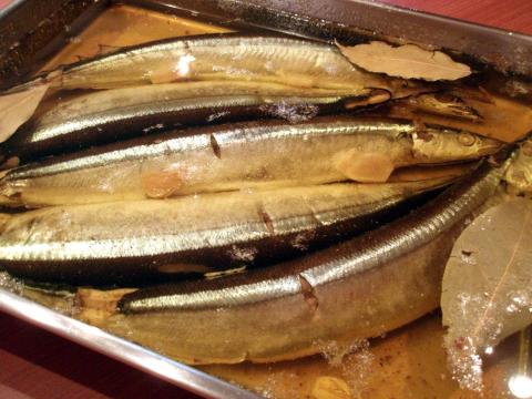 サンマのコンフィ1