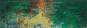 Waterlily Pond, Evening (diptych), c. 1916-22