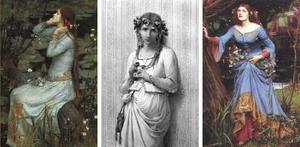 º¸¡§Jhon William Waterhouse¡Ö Ophelia¡× 1894ǯ, Ãæ±û¡§Jean Baptiste Bertrand ¡ÖOphelia¡× 1873-1876ǯ,±¦¡§John William Waterhouse¡Ö Ophelia¡×1910ǯ ¥ª¥Õ¥£¡¼¥ê¥¢ µ»ö¸åȾ¤Ë¤ÆÂ礤¤²èÁü¤¬¤¢¤ê¤Þ¤¹
