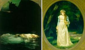 º¸¡§Paul Delaroche ¡Ê¥Ý¡¼¥ë¡¦¥É¥é¥í¡¼¥¸¥å¡Ë¡ÖThe Young Martyr¡Ê¼ã¤½Þ¶µ¼Ô¤Î̼ La Jeune Martyre ¡Ë¡×1855ǯ ¡Ý¤³¤ì¤Ï¡¢¥ß¥ì¥¤¤Î¡Ö¥ª¥Õ¥£¡¼¥ê¥¢¡×¤«¤é¥¤¥ó¥¹¥Ô¥ì¡¼¥·¥ç¥ó¤òÆÀ¤¿ºîÉʤȤ¢¤ê¤Þ¤·¤¿¤¬¡¦¡¦¡¦¡£±¦¡§T¡¥E. ¡Ö¥ª¥Õ¥£¡¼¥ê¥¢¡×1890ǯby permission of the Folger Shakespeare Library
