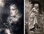 º¸¡§Anna Lea Merritt¡ÖOfelias¡×1889ǯ ±¦¡§Madeliene Lemaire¡ÖOfelias¡×1880ǯ