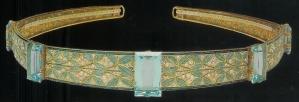 Diadem mit Aquamarinsteinen 1910 von George Fouquet