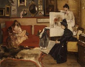 In the Studio, 1888