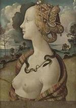 Piero di Lorenzo , Piero di Cosimo (dit) - Portrait de femme dit de Simonetta Vespucci