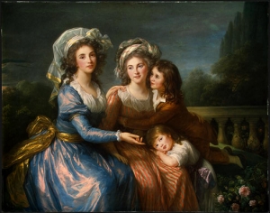 The Marquise de Pezé and the Marquise de Rouget with Her Two Children, 1787