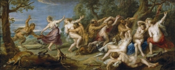 Diana and her Nymphs surprised by Satyrs 1638-1640-Museo Nacional del Prado