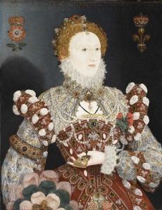 c 1575 Queen Elizabeth I 1533-1603 The Pelican Portrait, attr to Nicholas Hilliard.