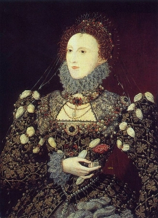 The ¡ÆPhoenix¡Ç portrait of Queen Elizabeth I (1533-1601)¡¡associated to Nicholas Hilliard (1547-1619)¡¡Oil on panel, c.1575